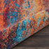 2' X 4' Atlantic Abstract Power Loom Non Skid Area Rug